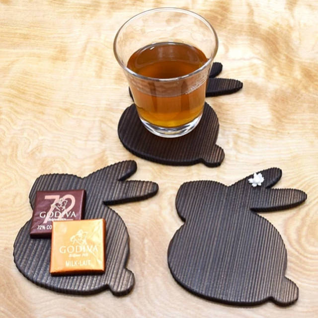 うさぎのコースター